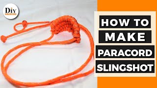 How to Make a Paracord Slingshot | How to Make a David and Goliath Slingshot