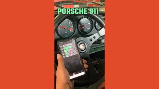 Porsche 911 G Zusatzinstrumente App nachrüsten, Öldruck Öltemperatur Spannung Temperatur GPS & Alarm