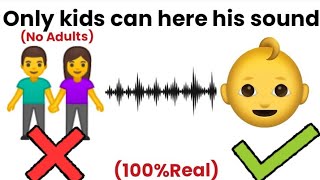 Adults can't listen this sound 😱 (100% working)