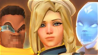 TOXIC TEAMMATES FLAME T500 MERCY MAIN?! - Overwatch