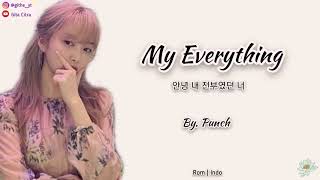 PUNCH - MY EVERYTHING "안녕 내 전부였던 너" [Super Easy Romanized Lyrics | Sub Indo]