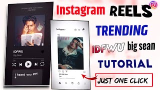 Instagram Trending Video Editing | idfwu Video Editing | Capcut New Template Editing