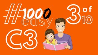 #C3 Learn Your Baby How To Read The First English Words EN #1000easy