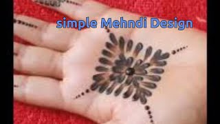 Simple And Beautiful Mehnid Design | 5min Easy Mehnid Design