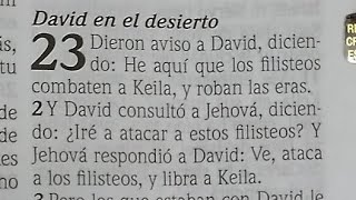 1 Samuel 23-24 (David en el desierto) y Romanos 3 (No hay justo) RVR1960