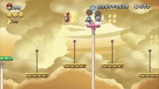 NSMBU - Layer Cake Desert-5 - Dry Desert Mushrooms 100% Guide & Stage-By-Stage Speed Runs