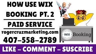 Wix Bookings Tutorial - Paid Services Booking - Part 2