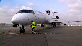 BRITAIR ET SA NOUVELLE FLOTTE AÉRIENNE CRJ 1000 F-HMLE (2012)