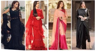 Latest trendy saree design ideas 2023/Top stylish saree designs #saree #weddingdress #fancysarees