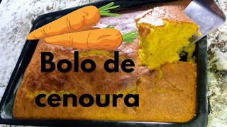 Bolo de cenoura fofinho