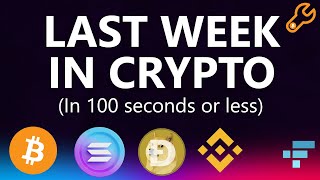 Last Week In Crypto In 100 Seconds Or Less (May Week 2)