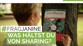 Teilen ist das neue Haben I #FragJanine