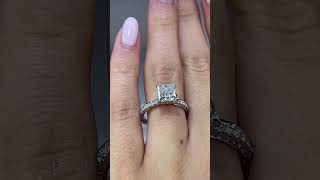 2.5ct Princess Shape Diamond Engagement Ring - "Madison"