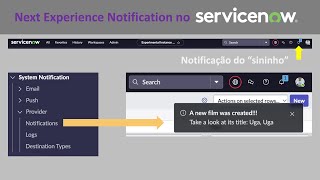 ServiceNow: Next Experience Notification