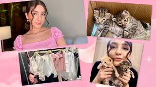 ولاگ آرایش روزانه / خریدای دخترونه / گربه هامون 💄🛍️🐱