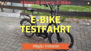 Klever B-Power-E-Bike Testfahrt