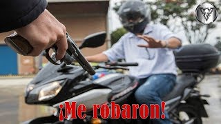 Me robaron.....  😱 mi casco Motovlog