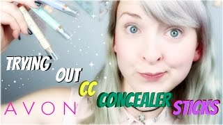 HOW TO USE AVON's CC CONCEALER STICKS| Rachyreviews