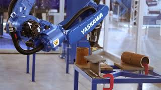 Zrobotyzowane spawanie wielkogabarytowe - Ganty z robotem Yaskawa Motoman