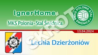 Polonia-Stal Świdnica - Lechia Dzierżoniów / skrót meczu