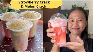 STROWBERRY CRACK & MELON CRACK !! MINUMAN KEKINIAN...