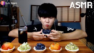 코스트코 생과일 타르트 & 아이스 아메리카노 먹방 히히 맛있다 Eating Sound Mukbang ASMR