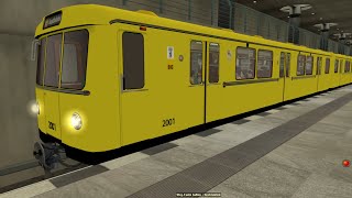 TRS 2009 U Bahn Berlin Dora auf der U55 Kanzlerbahn