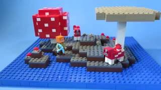 Lego Minecraft- Mushroom Island