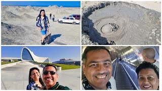 Amazing Azerbaijan ✈️🇦🇿..Part-5..Mud volcano.. Heyder Aliyev..Khatai station(10th longest escalator)