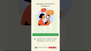 Motivasi Islami | mengapa sulit mencari pekerjaan? #shorts