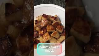 Delicious Sweet snack: Sweet potatoes, honey & cinnamon 🍠🍯 وجبة خفيفة حلوة: البطاطا الحلوة والعسل