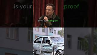 Elon Asks Rogan: Is Your Car Bulletproof? #shorts