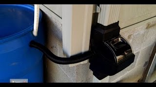 Rain Barrel Drinking Water Part 1  - Downspout Diverter