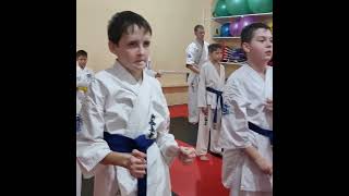 Кю-тест по синкекусинкай каратэ. Зимняя школа-2021. Клуб ShamshinDojo.