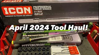 Icon 3/4 Torque Wrench, Snap on Ratchet, Mac, Quinn & More! April 2024 Tool Haul