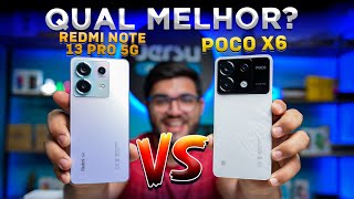 Poco X6 perdeu o trono? Redmi Note 13 Pro 5G com 200Mpx e mesmo processador! COMPARATIVO