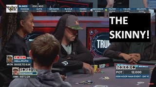 Reno poker player battles Phil Hellmuth w/ THE SKINNY! | Poker Vlog 270