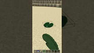 Lilypad without water? #minecraft #foryou #foryoupage #tutorial