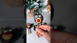 Rudolf Oreo pops #viral #oreocookies #cristmass