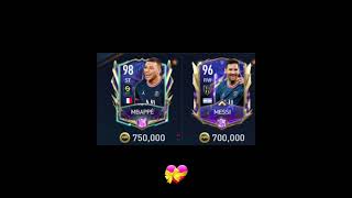 MBAPPE VS MESSI (FIFA CARD) #messi #mbappe #fifa #fifa_mobile #fifa23