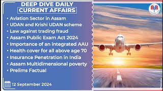 12 September 2024 | Daily Current Affairs |       @LUCENTIAS      Best APSC Coaching Centre in Assam