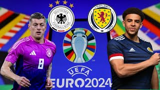 Germany vs Scotland EUROS 2024 OPENING MATCH LIVE WATCHALONG