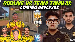 🇮🇳Team Godl vs Team Tamilas😱Admino reflexes 💀#godlike #jonathan #admino #teamtamilas #bgmi #pubg