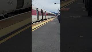 LNER 801 204 " Our Planet " arriving into Peterborough