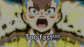 Beyblade Burst Rise Theme But Everytime Dragon Appears It Speeds Up By 10%