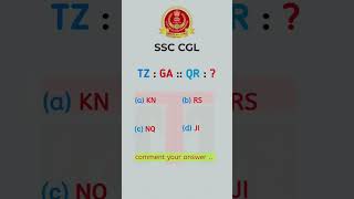 SSC cgl analogy test 🔥#upsc #ssccgl #mts #gd #knowledge #study #trending #ssc #chsl #short #shorts