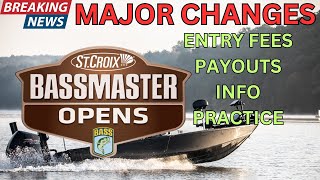 2024 Bassmaster Opens - MAJOR CHANGES ANNOUNCED!