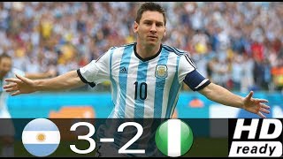 Argentina vs Nigeria 3-2 (Relato Mariano Closs) Mundial Brasil 2014