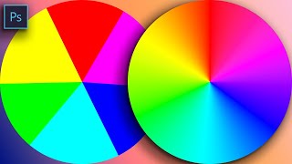 How To Make A Color Wheel In Photoshop (3 Min)