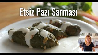 Pazı Sarması etsiz | Dolma sarma tarifleri | vegan | Canandan Tarifler